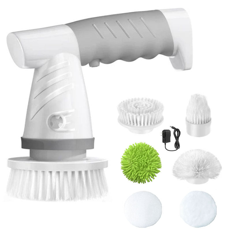 5-in-1 Handheld Electric Cleaning Brush – Multipurpose Power Scrubber for