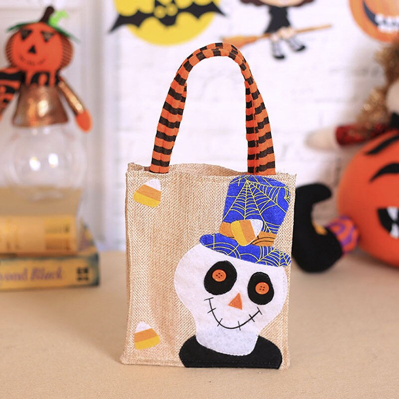 Halloween Trick or Treat Shopping Bags for Kids Candy Storage