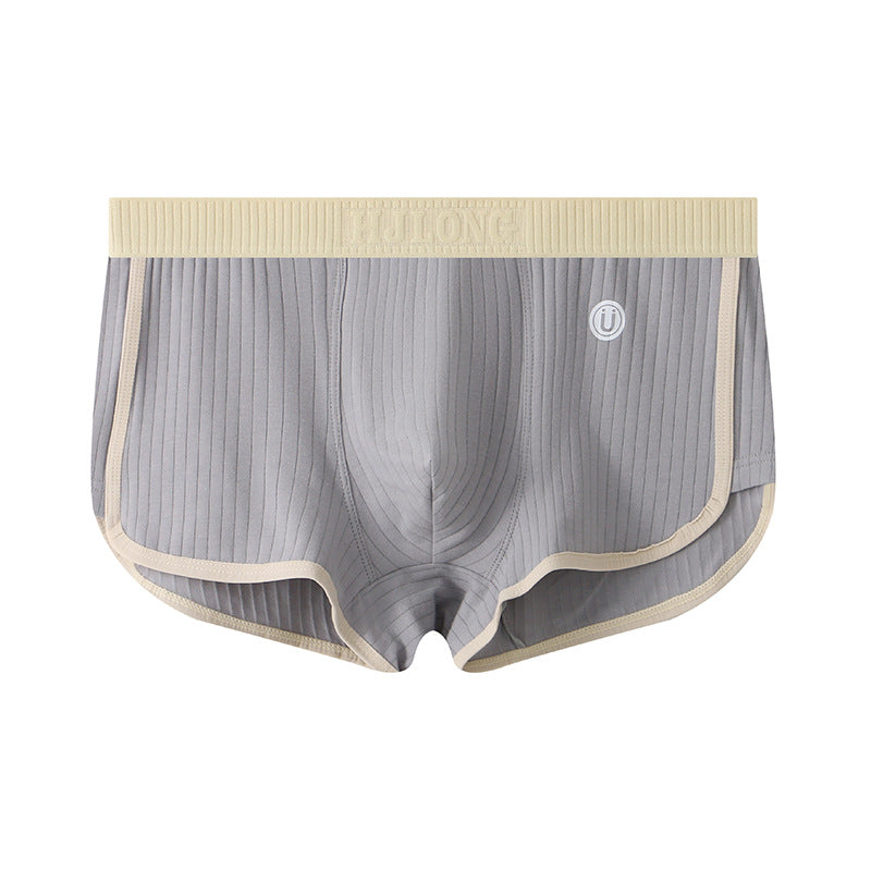 Women's Ribbed Cotton Mid-Waist Safety Shorts / Boxer Underwear