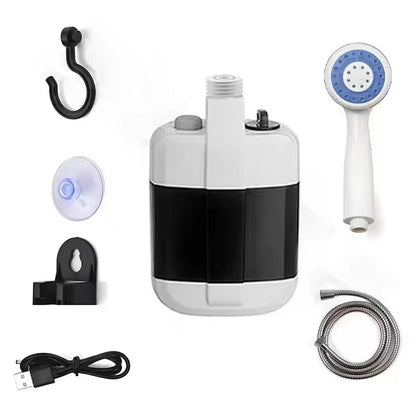 USB Rechargeable Portable Shower Pump | Outdoor Camping Bathing Kit