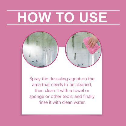 Powerful Bathroom and Kitchen Descaler Spray | Hard Water Stain and Scale Remover