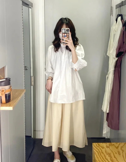 Women's 100% Cotton Wide Leg Pants - Breathable Loose Fit Summer Trousers