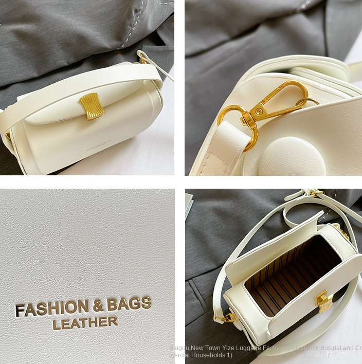 Elegant Small Retro Box Bag - Shoulder & Crossbody Handbag