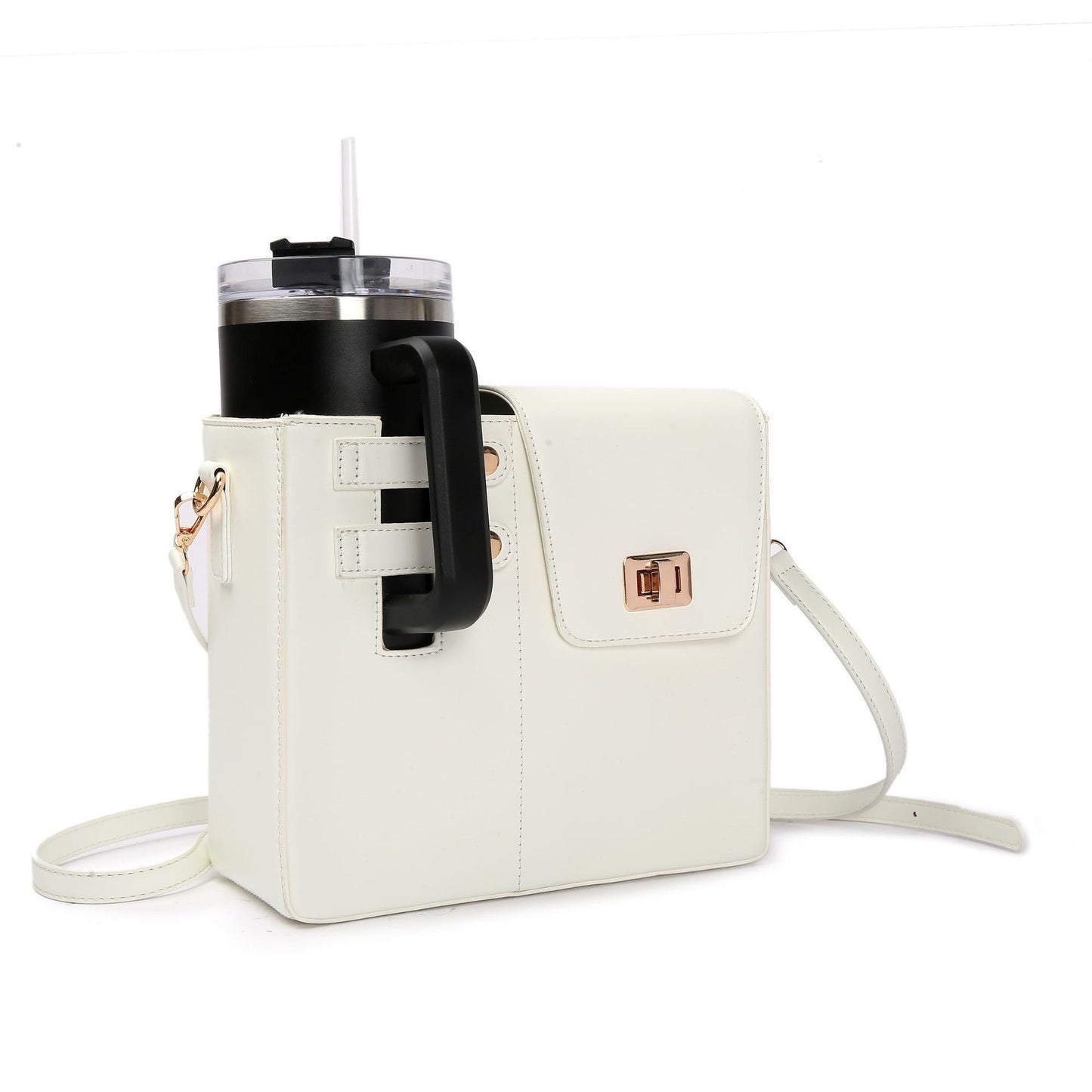 Outdoor Portable Insulated Bottle Bag | Crossbody Tumbler Cup Holder