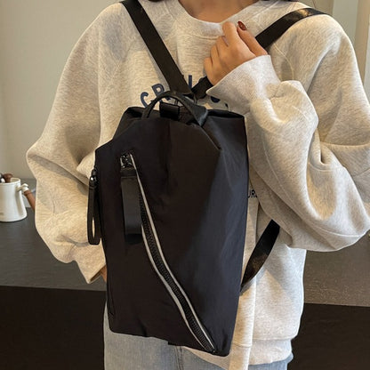 Cute Toast Design Small Backpack (Large Capacity & Crossbody Option)