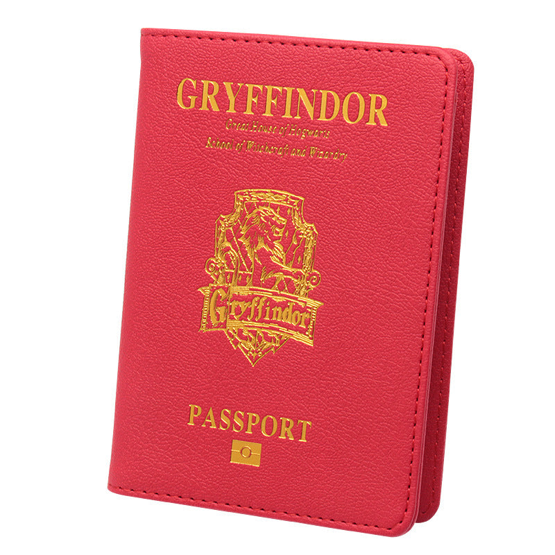 Marvel/DC Hero Inspired Passport Holder & Ticket Wallet (Red) - Travel Document Organizer
