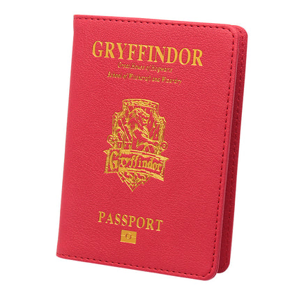 Marvel/DC Hero Inspired Passport Holder & Ticket Wallet (Red) - Travel Document Organizer
