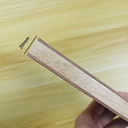315mm Double-Sided Knife Sharpening Strop - Leather Polishing Belt with Composite Wooden Handle
