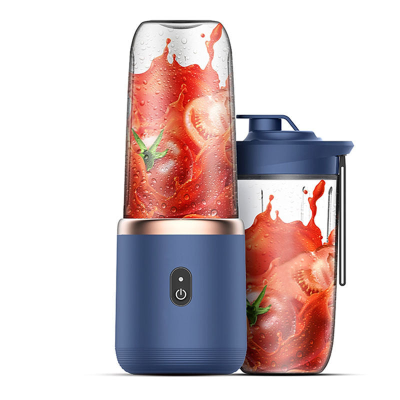 Portable 6-Blade Rechargeable Electric Juicer and Smoothie Blender Cup
