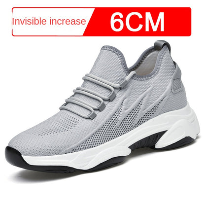 Summer 10CM Height Increasing Men's Shoes (Breathable Fly Woven Mesh)