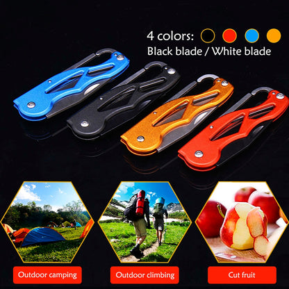 Outdoor Multifunctional Foldable Pocket Knife – Lightweight Aluminum Handle EDC