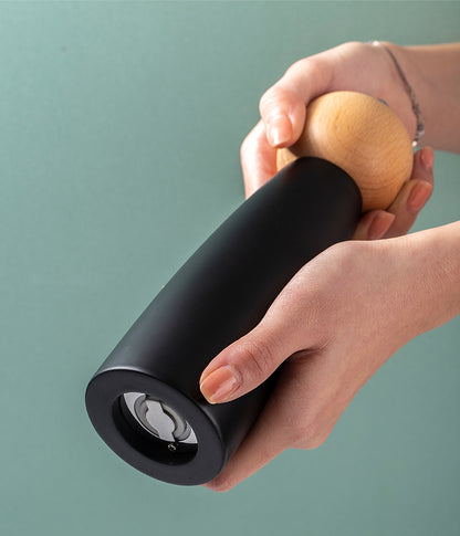 Premium Wooden Pepper Grinder Mill - Adjustable Coarseness Salt Mill