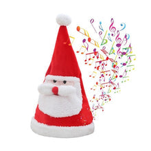 Electric Moving Christmas Santa Plush Toy | Light-Emitting & Singing Kawaii Xmas Hat