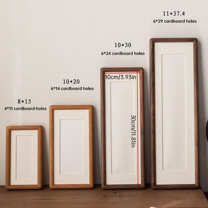 Premium Solid Wood Desk Photo Frame | Minimalist Tabletop Picture Frame