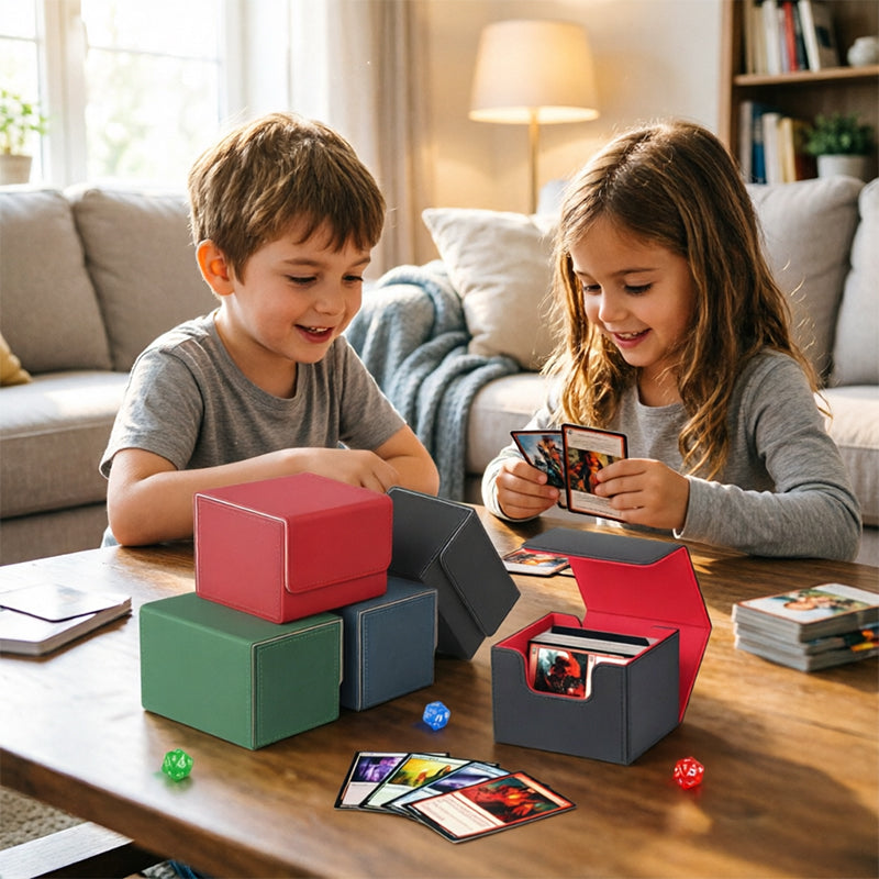 Magnetic Trading Card Storage Box | 100+ Sleeved Card Capacity Case