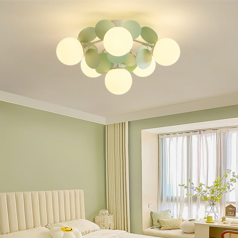 Modern Magic Bean Bubble Ceiling Light - Creative Nordic Chandelier for Living Room & Bedroom Decor
