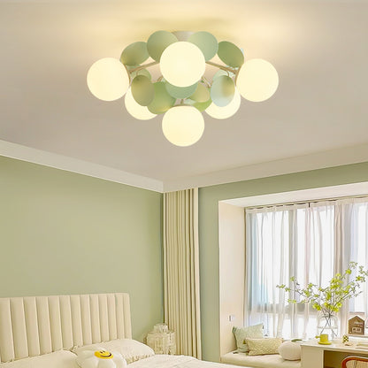 Modern Magic Bean Bubble Ceiling Light - Creative Nordic Chandelier for Living Room & Bedroom Decor