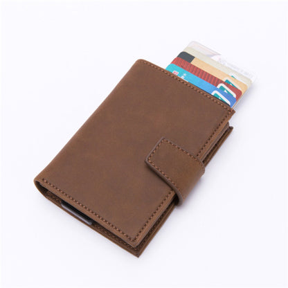 Bisi Goro Minimalist RFID Blocking Wallet & Aluminum Card Holder for Men and Women