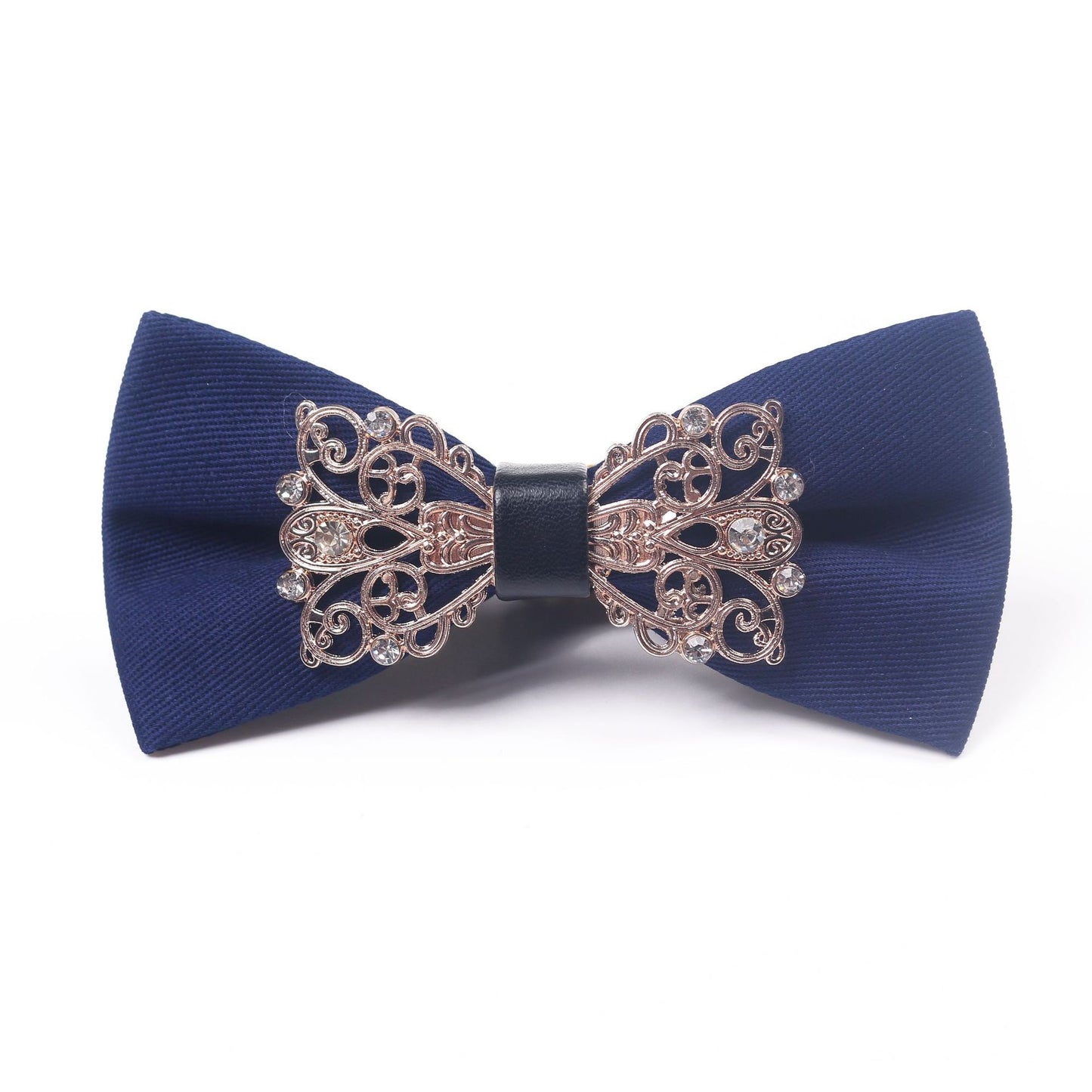 Luxury Metal Diamond Bow Tie for Men - Elegant Red Carpet Party Wear
