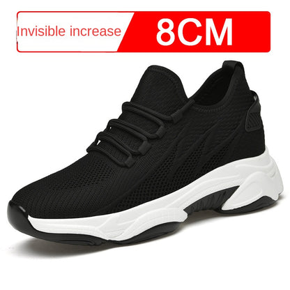 Summer 10CM Height Increasing Men's Shoes (Breathable Fly Woven Mesh)