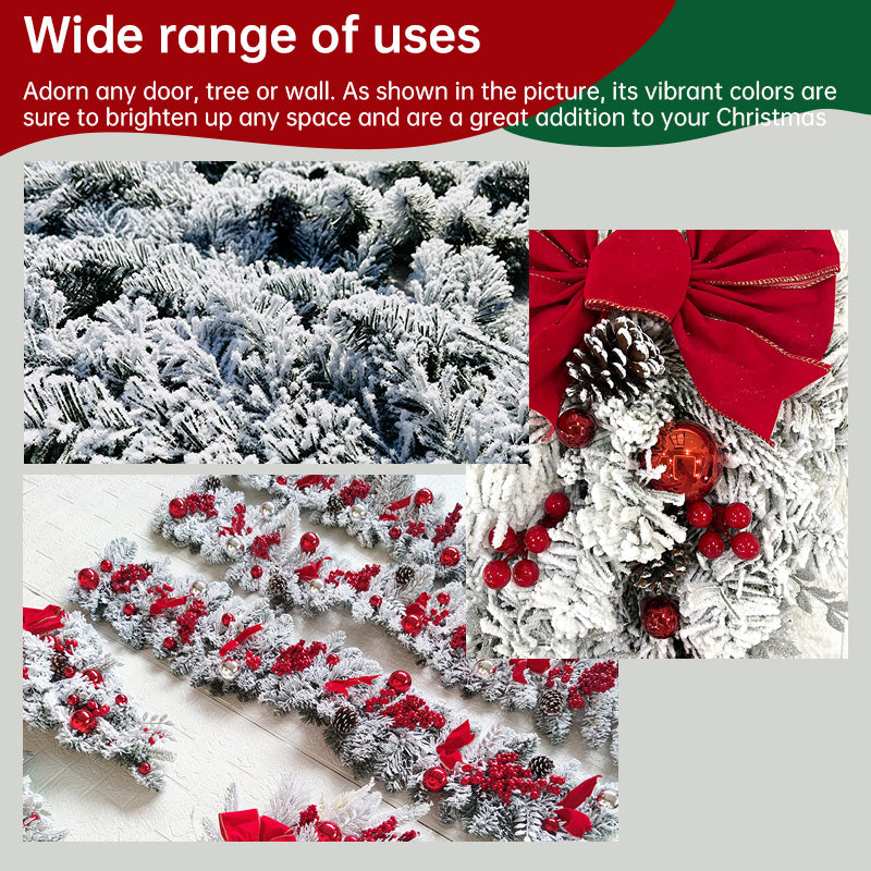 Luxury Double-Layer LED Christmas Ribbon - 5M Gold & Silver Fairy Lights