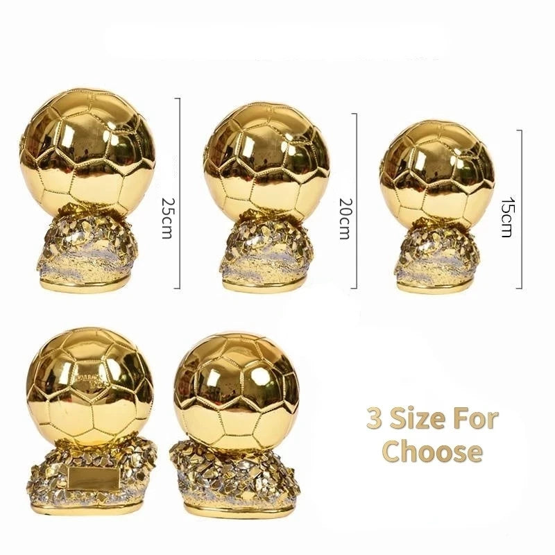 European Football Golden Ball Award Trophy - Ballon d'Or Replica Souvenir