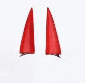 Chainsaw Man Power (Pawa) Cosplay Wig | Long Orange Layered Anime Wig with Horns