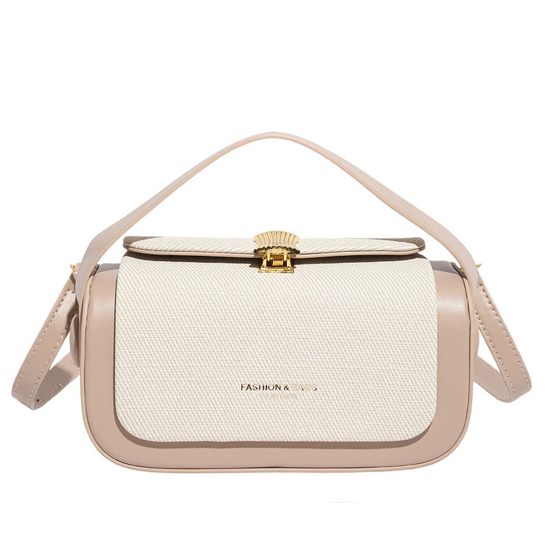 Elegant Small Retro Box Bag - Shoulder & Crossbody Handbag