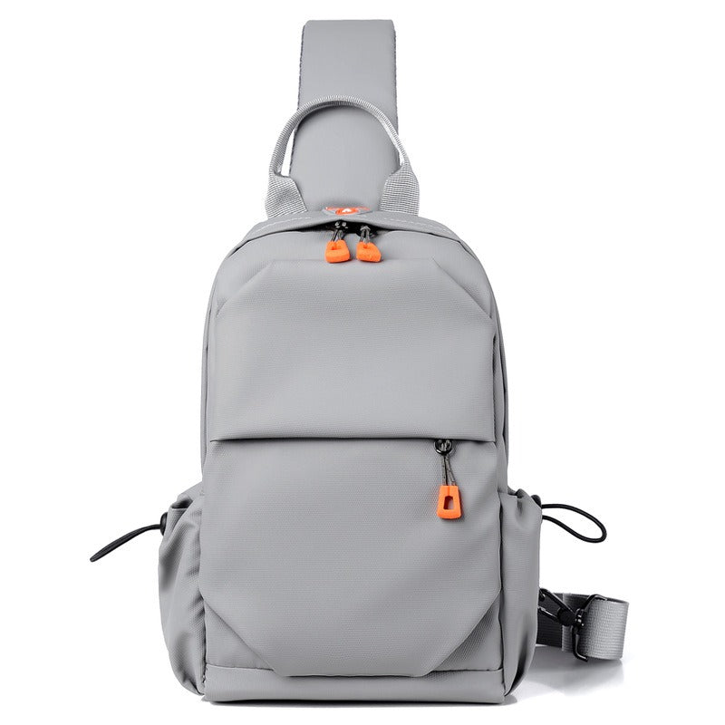Fashionable Multi-functional Crossbody Shoulder Sling Bag - Gray