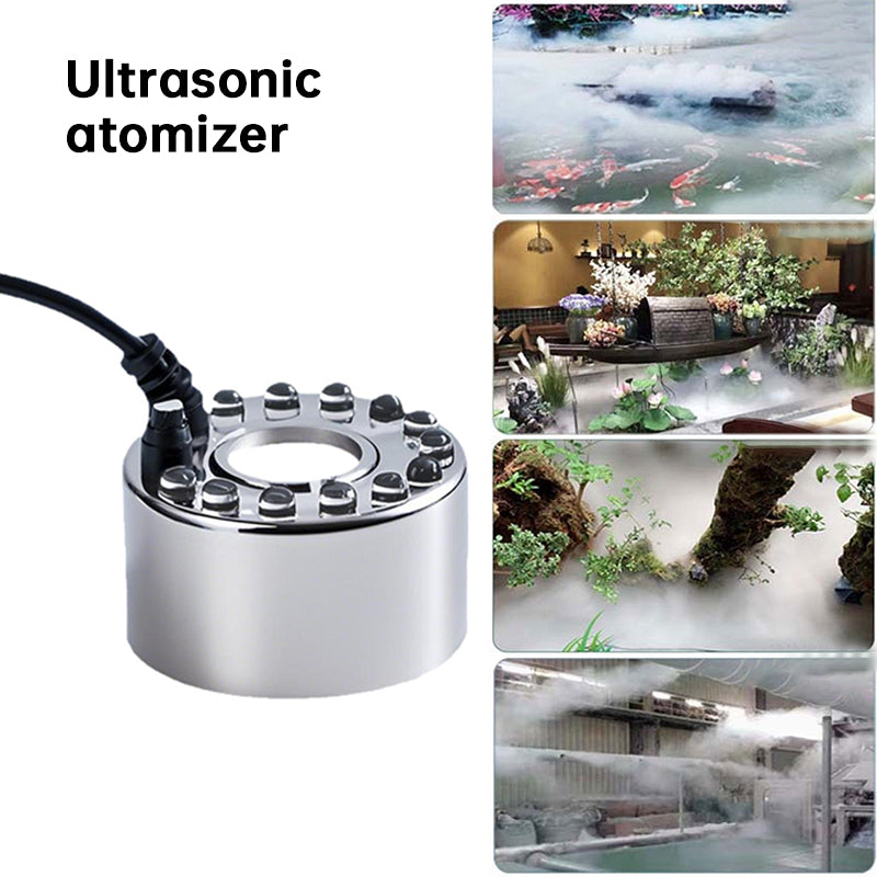 Ultrasonic Atomizer Mist Maker for Garden, Pool, Fountain & Halloween