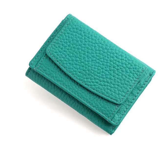 Slim Genuine Leather RFID Wallet with Money Clip and Card Slots