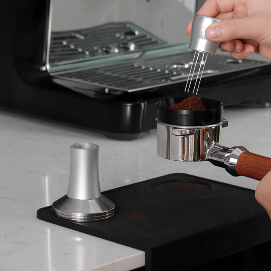 2-in-1 Espresso Tamper and WDT Tool Coffee Powder Distributor