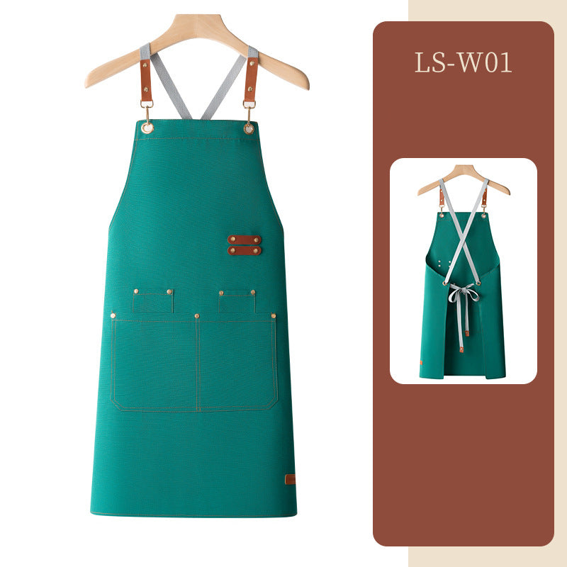 Stylish Professional Chef Apron for Kitchen & Catering | Stain-Resistant Waterproof Workwear