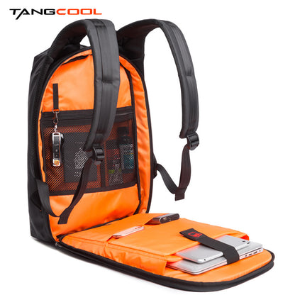 TANGCOOL Large Capacity Men's Travel Backpack with USB Charging Port