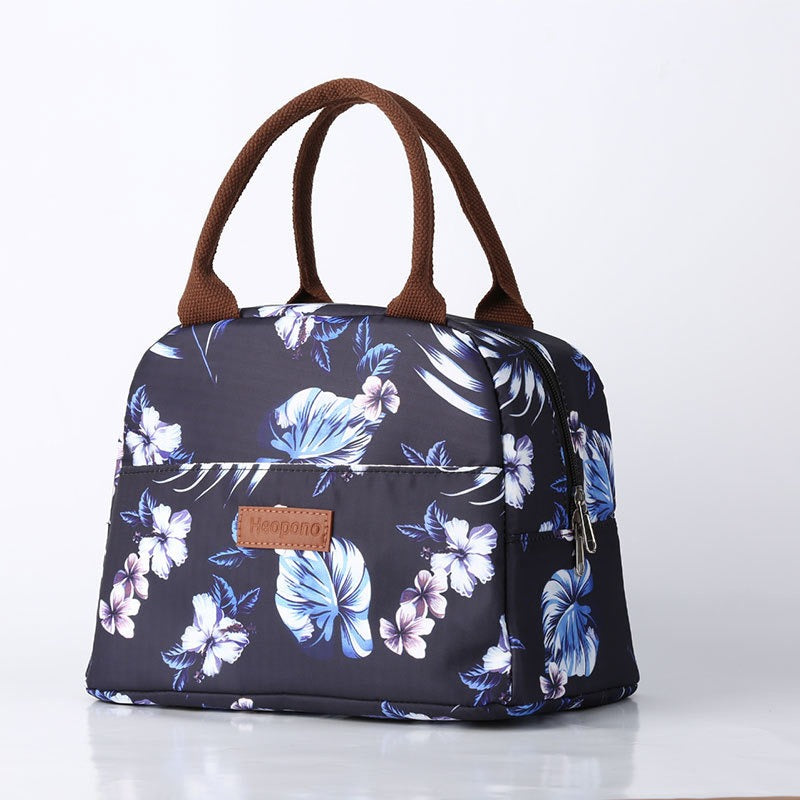 Printed Thermal Lunch Bag - Insulated Aluminum Foil Bento Tote