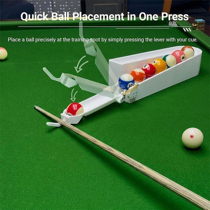 3D Printed Pool Ball Alignment Stand | Portable Snooker Training Aid
