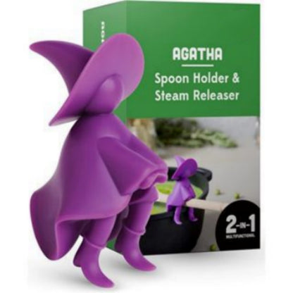 Little Flying Man Shaped Anti-Overflow Soup Spoon Holder for Kitchen