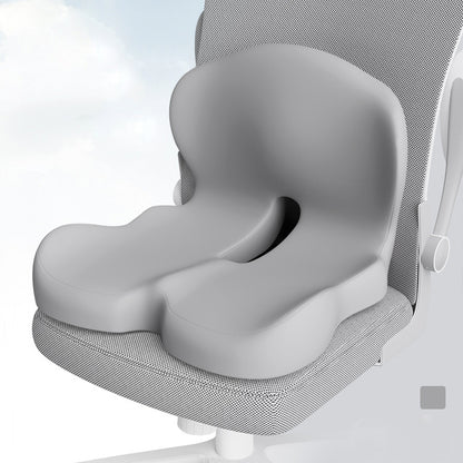 Memory Foam Integrated Seat Cushion - Ergonomic Chair Backrest & Lumbar Support Pad