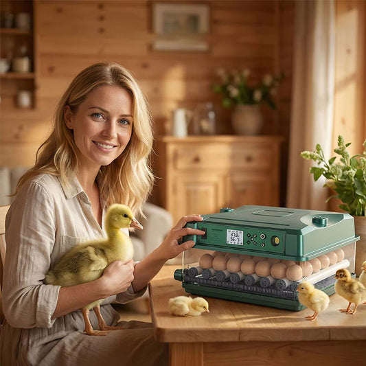 1: 24/36 Egg Incubator Fully Automatic | Auto Turner & Temp Control Poultry