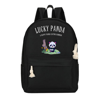 Creative Pink Oxford Cloth Anime Backpack for Primary & Middle School Students