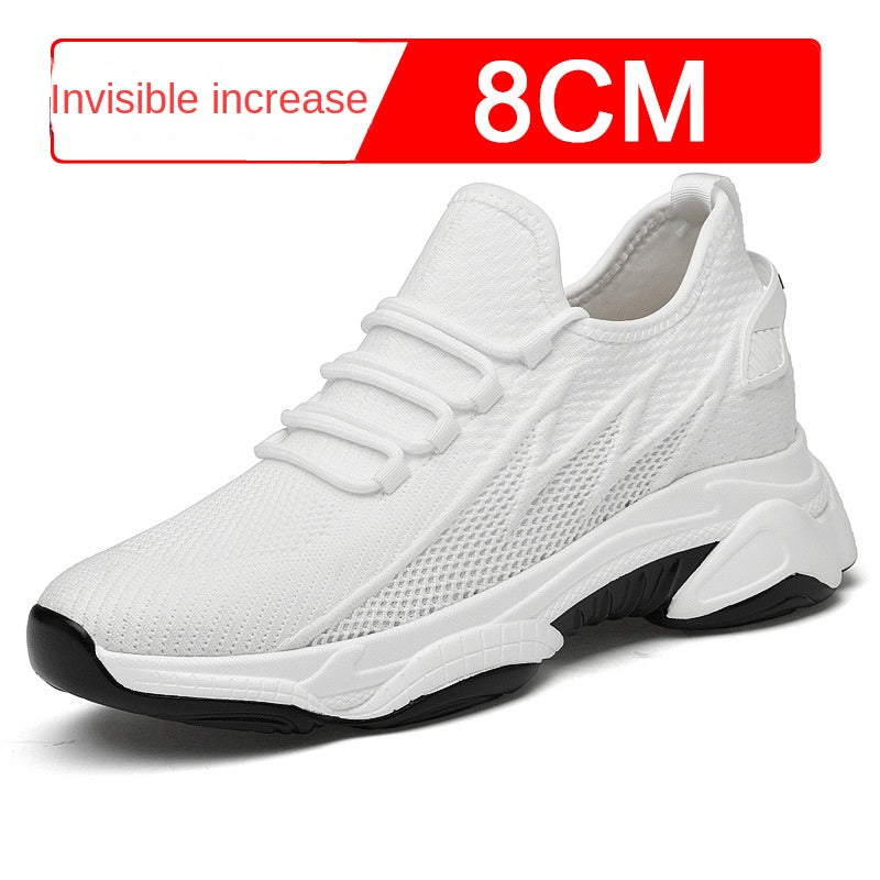 Summer 10CM Height Increasing Men's Shoes (Breathable Fly Woven Mesh)