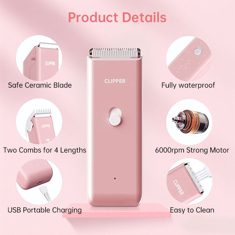 Professional Cordless Pet Clippers - Waterproof & Quiet Grooming Kit