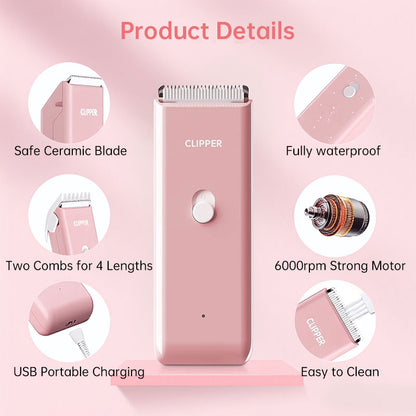 Professional Cordless Pet Clippers - Waterproof & Quiet Grooming Kit