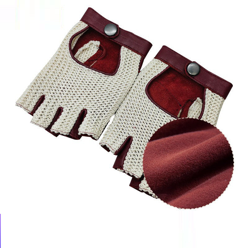 Unisex Half Finger Fitness Gloves | Breathable Anti-Slip Thin Cycling & Outdoor Training Gloves