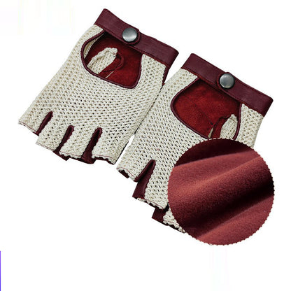 Unisex Half Finger Fitness Gloves | Breathable Anti-Slip Thin Cycling & Outdoor Training Gloves