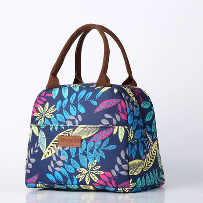 Printed Thermal Lunch Bag - Insulated Aluminum Foil Bento Tote