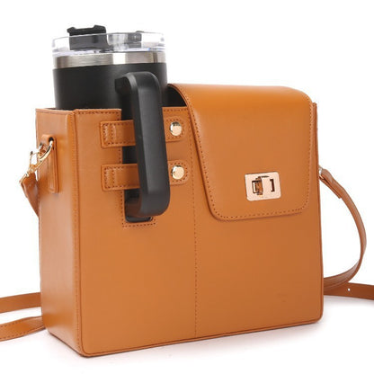 Outdoor Portable Insulated Bottle Bag | Crossbody Tumbler Cup Holder