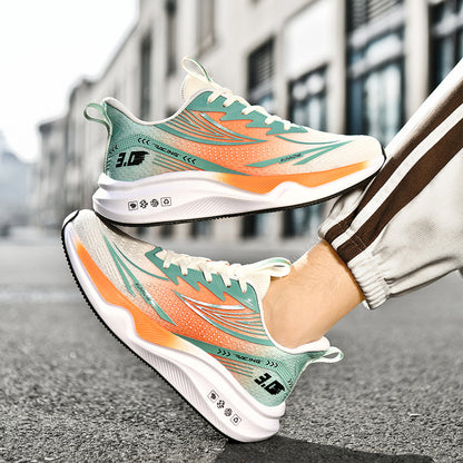 Men's Soft Soled Running Shoes - Breathable Mesh Anti-Slip Wear-Resistant Sports Sneakers