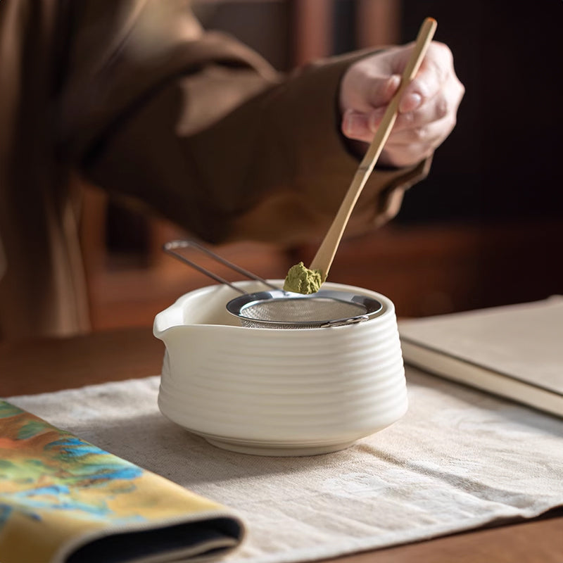 Premium Matcha Starter Kit for Tea Lovers - Complete 8-Piece Japanese Tea Ceremony Set in Gift Box