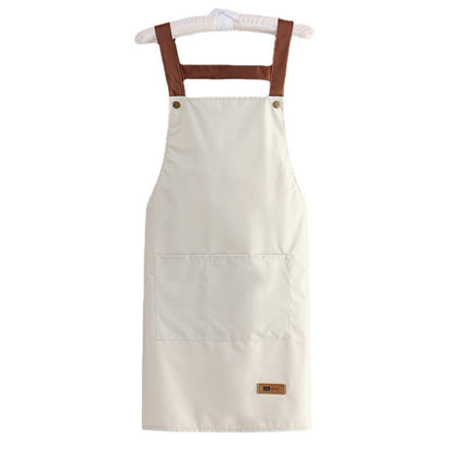 Professional Waterproof & Oil-proof Kitchen Apron for Cooking - Adjustable Waist Design